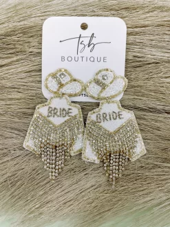 Ally Bride Fringe Jacket Earrings
