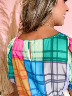 Never Enough Multi Colored Peplum Hem Top -Fashion Clothing Store bacca6bd942720e7101dd96a72ea73e6 scaled