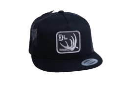 Deer Shed Hat- Black/Black