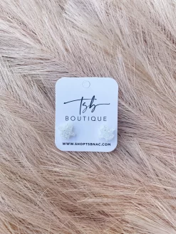 Glow In The Dark Ghost Studs