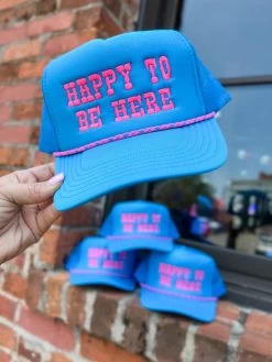 Happy To Be Here Foam Hat