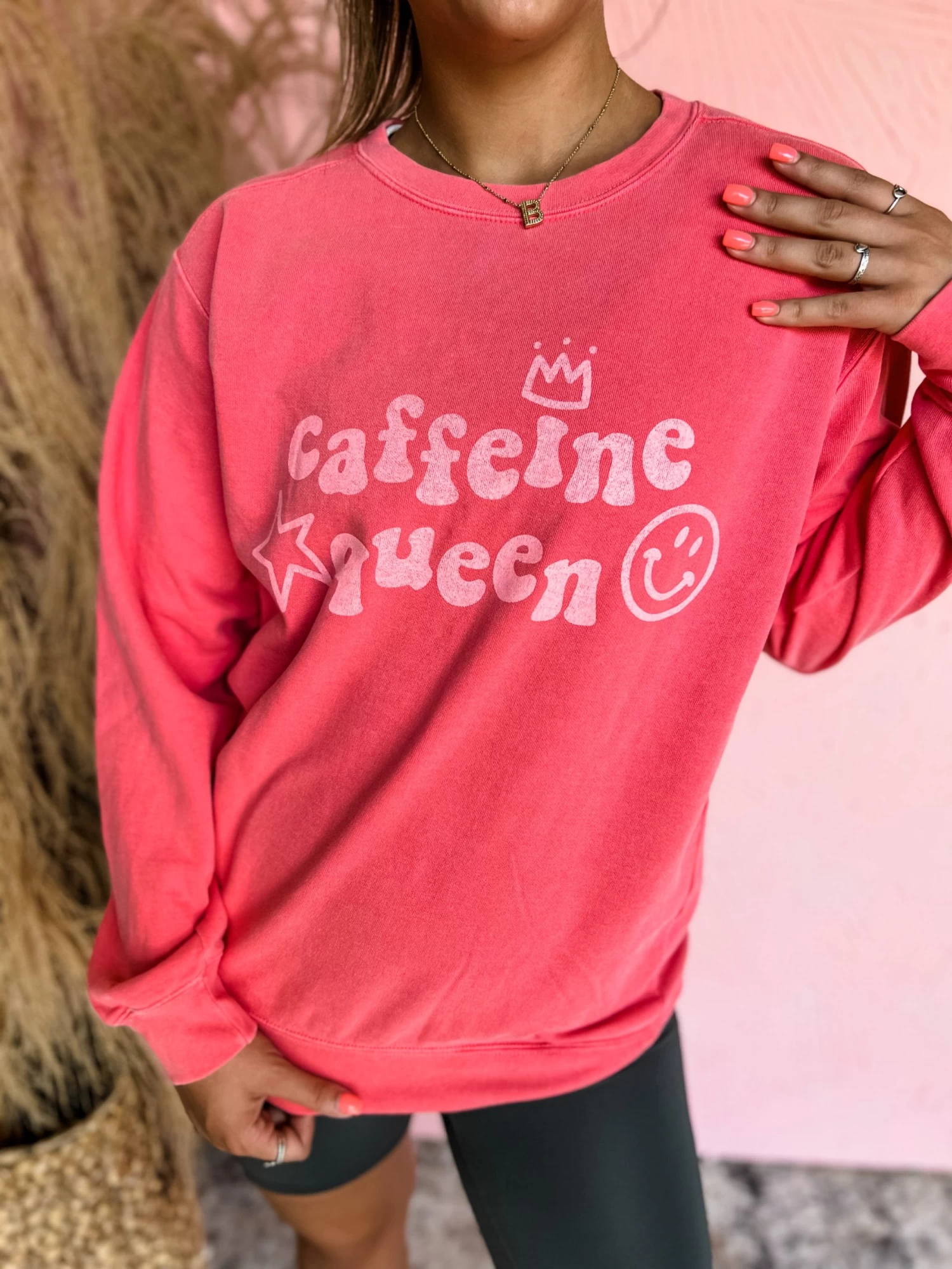Caffeine Queen Sweatshirt 2 Caffeine Queen Sweatshirt - Image 2
