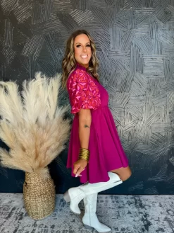 Picking Petals Embroidered Bubble Sleeve Dress -Fashion Clothing Store c23595df943085c6de4eae3ec1c00283 scaled