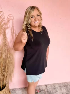 Ready Or Not Side Slit Top- Black 9 Ready Or Not Side Slit Top- Black -Fashion Clothing Store c28b5da971882fb903d6525153c7e892 scaled