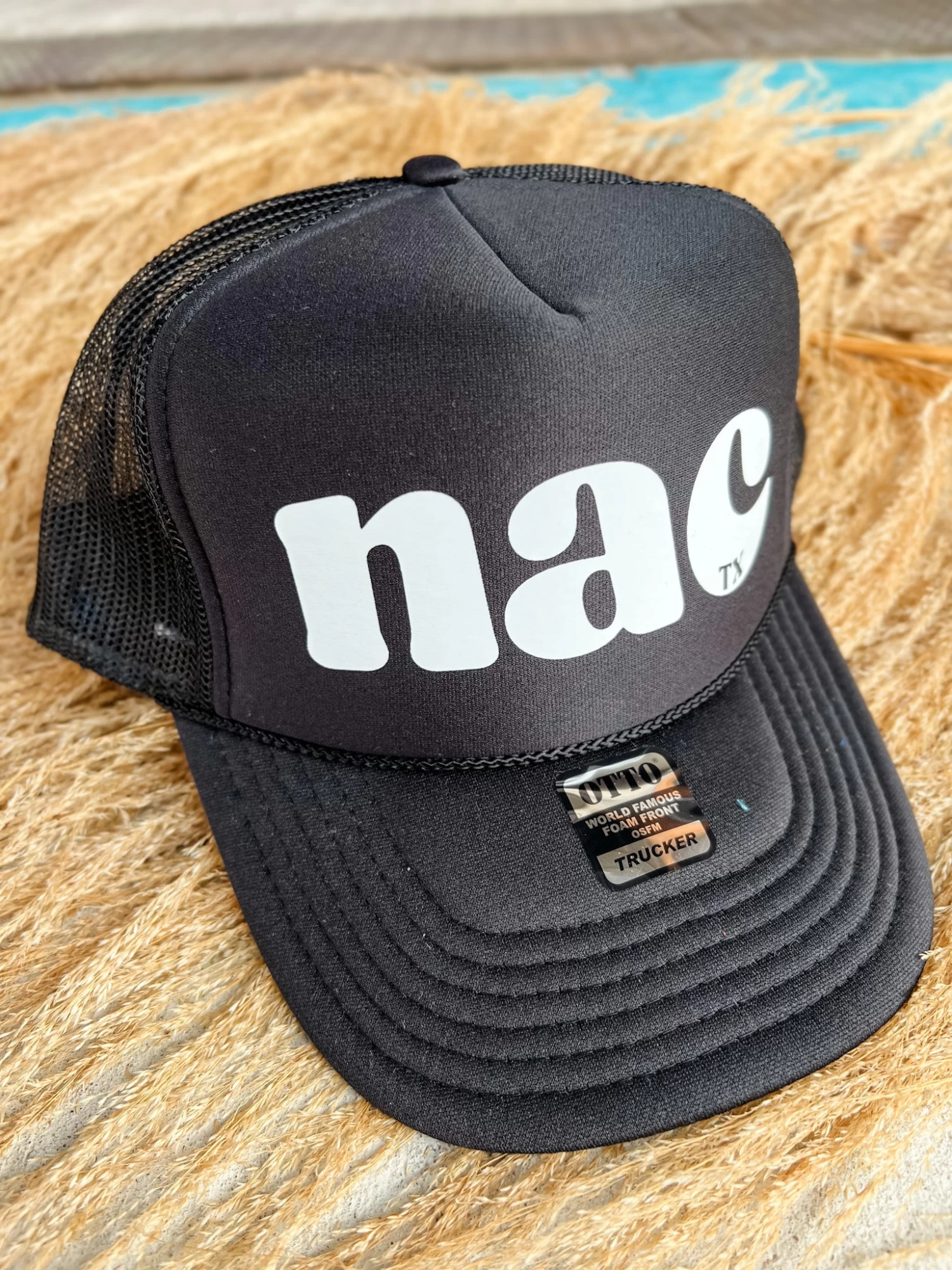 NAC TX Foam Hat- Black 2 NAC TX Foam Hat- Black - Image 2