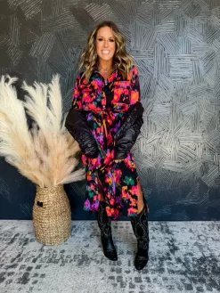 Fashion Clothing Store 11 The Best Part Abstract Midi Dress