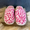 Wildest Dreams Leopard Slippers- Fuchsia