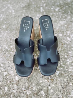 Kalinda Cork Sandal- Black -Fashion Clothing Store c68b7e9d3dd2e3914364cc4eb4c3feaa scaled