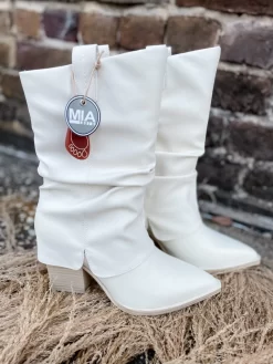 MIA West Ruched Western Boot -Fashion Clothing Store c84179c7e7096e66eb2a801b71c38a2b scaled