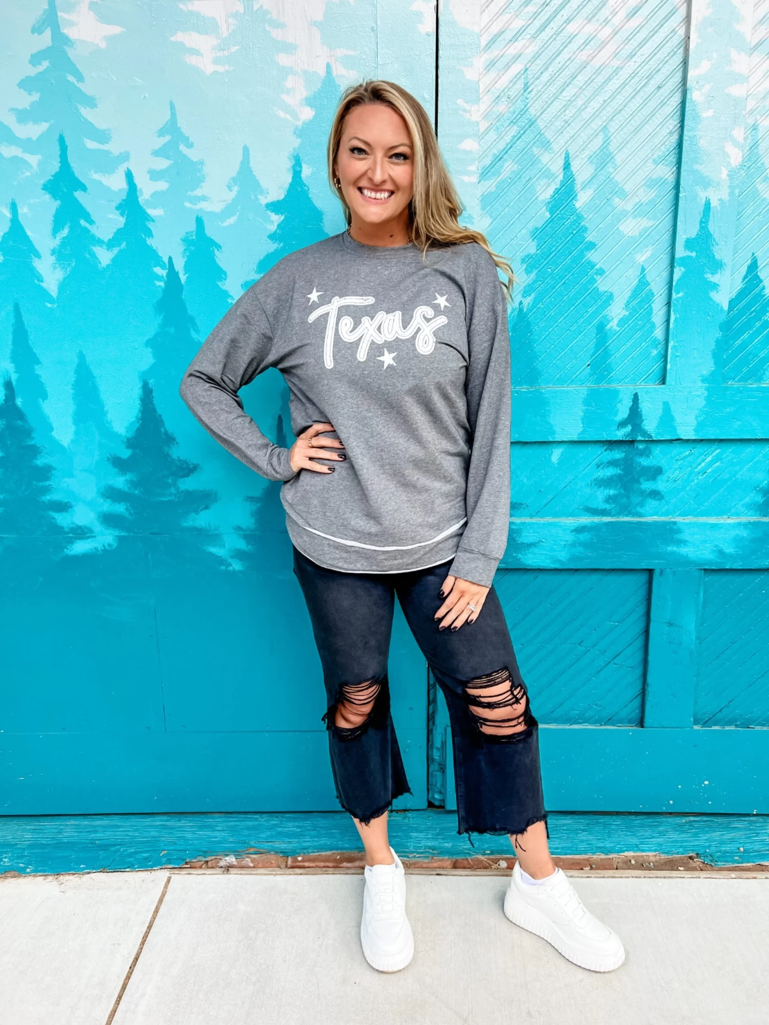 Starlit Texas Sweatshirt 2 Starlit Texas Sweatshirt - Image 2