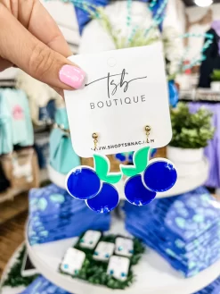 Blueberry Acrylic Earrings