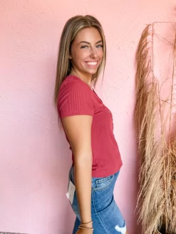 Sienna Button Down Front Top -Fashion Clothing Store ce39abc7d98a0681ca2d8c83e7ec92c2 scaled