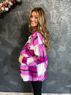 Till We Meet Again Plaid Fleece Shacket- Plum -Fashion Clothing Store d012f4ea4915d9e45a891035d5839160 scaled