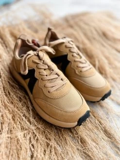 MIA Scout Sneakers- Tan/Black