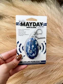 Mayday Alarm Key Chain- Navy