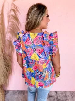 In The Heat Of Summer Ruffle Sleeve Top -Fashion Clothing Store d5fdf39cd2bc7d90ba0f91dff56fe57a scaled