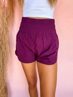 Let's Get Physical Running Shorts- Plum -Fashion Clothing Store d6ed14975d95936b995181e4eb206d00 scaled