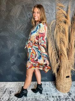 Gone With The Wind Abstract Dress -Fashion Clothing Store dcb214385cccafbea628da6e36aa483e