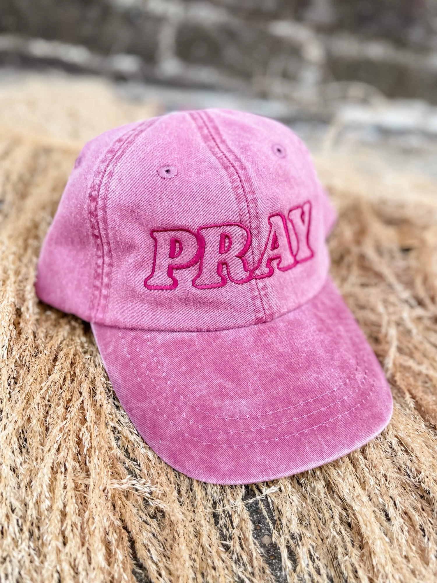 Pray Distressed Cap 2 Pray Distressed Cap - Image 2