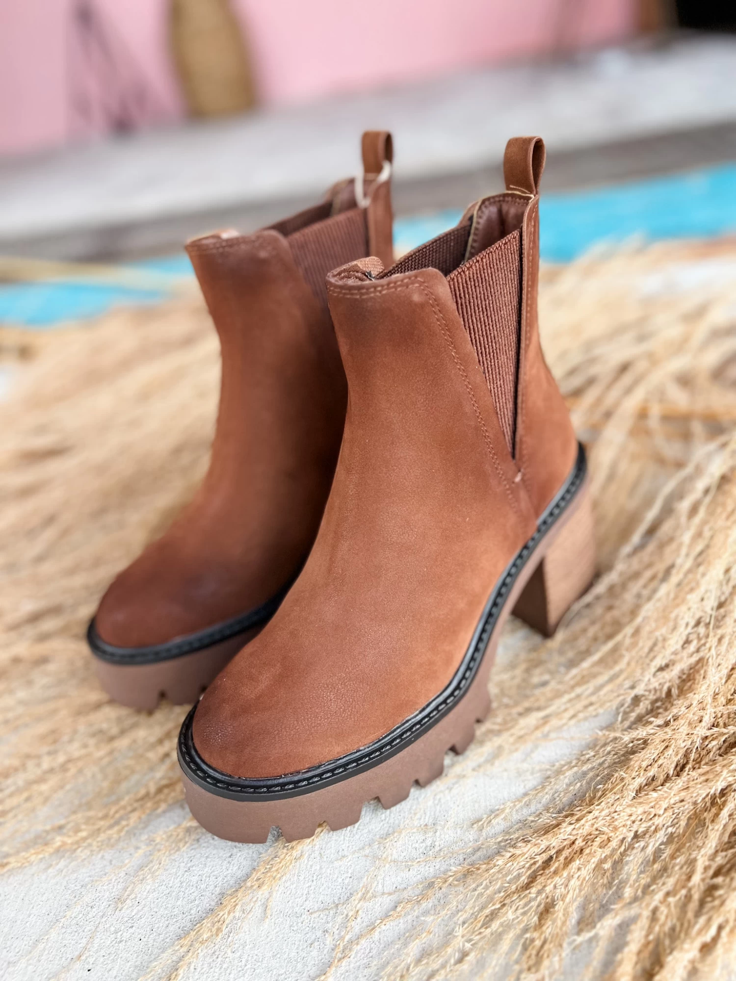 MIA Rusty Booties- Cognac 4 MIA Rusty Booties- Cognac - Image 4