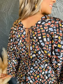 Hello There Square Print Babydoll Top -Fashion Clothing Store e1be11087c546f145a33a22f0920be5a scaled