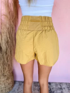 Let's Get Physical Running Shorts- Mustard -Fashion Clothing Store e5389756f5ea220a4b7f4c18fac729d9 scaled