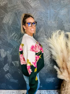 Pickin' Up Flowers Drop Sweater- Green -Fashion Clothing Store e89a48af6af3f1c737b72698d7f12451 scaled