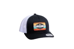 Army Sunset Hat- Black/White