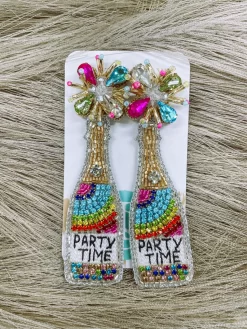 Let's Party Bottle Earrings