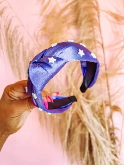 Purple Resin Stars Headband
