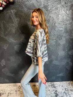 Grey Camo Lightweight Dolman Top -Fashion Clothing Store f55357400abbf00be3c3c6f64d786228 scaled