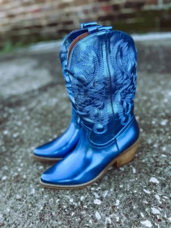 Adela Western Boot- Blue 8 Adela Western Boot- Blue -Fashion Clothing Store fa8159a5115e208e1d148be5906b39e0 scaled