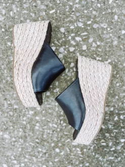 Jodie Rope Sandal- Black