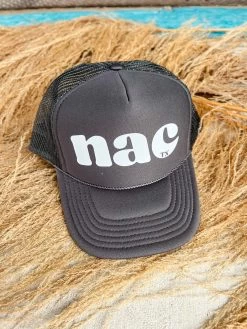 NAC TX Foam Hat- Charcoal Grey