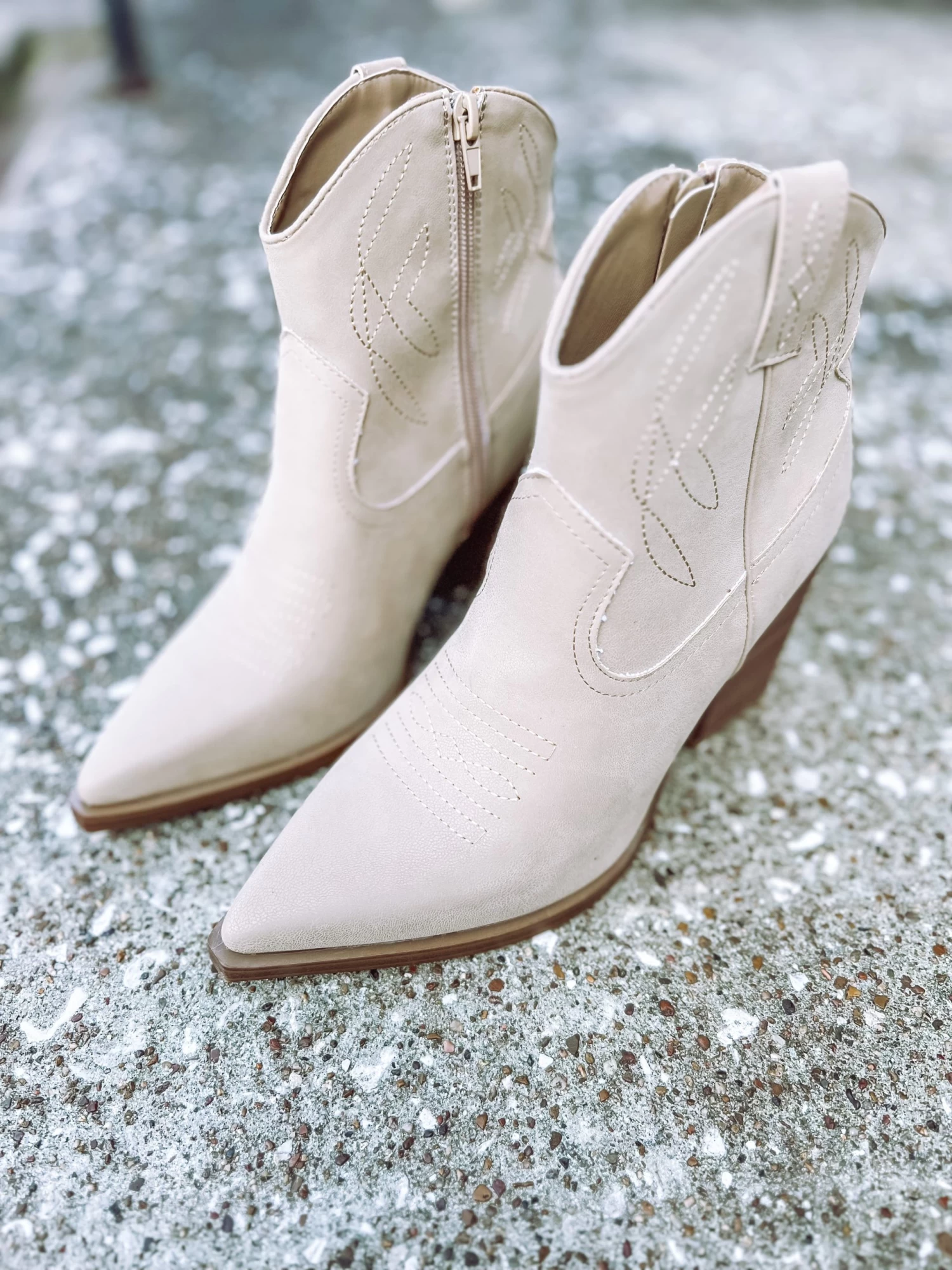 MIA Sawyer Bootie- Natural 2 MIA Sawyer Bootie- Natural - Image 2