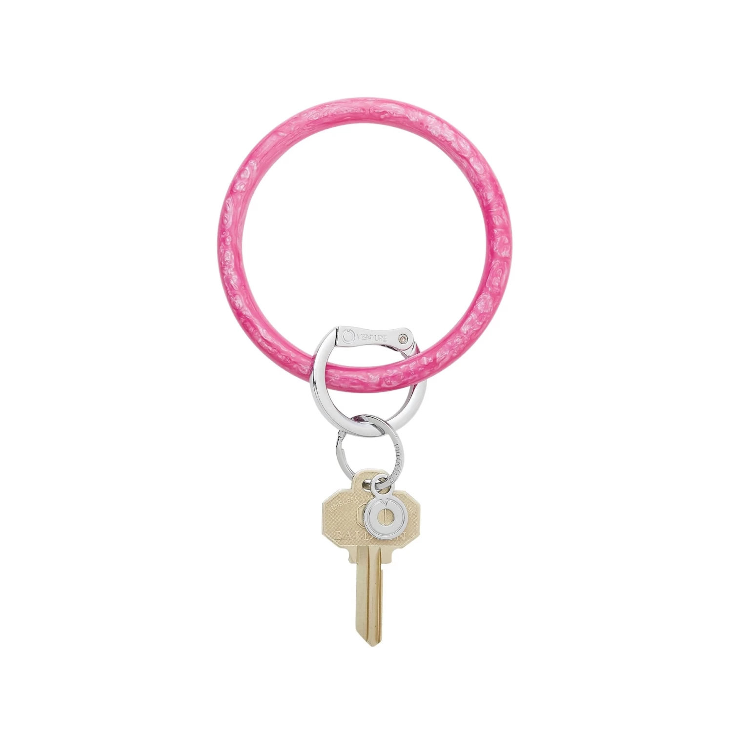 Pink Topaz Resin Collection Key Ring 1 Pink Topaz Resin Collection Key Ring