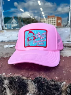 Crazy Christmas Lady Foam Hat