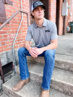 SFA Axe Polo- Black Logo