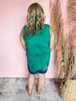 Good Days Ahead Hi Low Tank- Green -Fashion Clothing Store fced3a39553b60fcc88af46cc56ec8f4 scaled