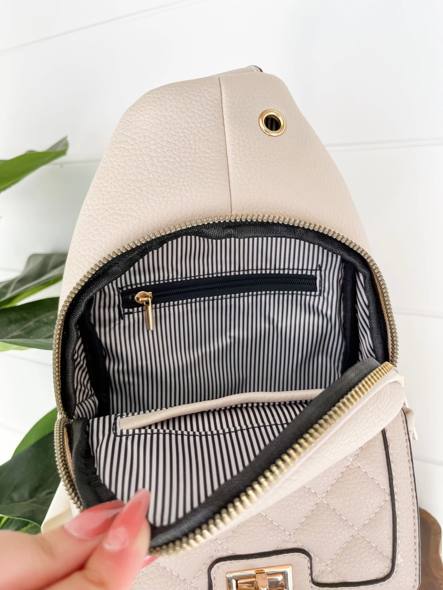 Brandi Oatmeal Crossbody 4 Brandi Oatmeal Crossbody - Image 4