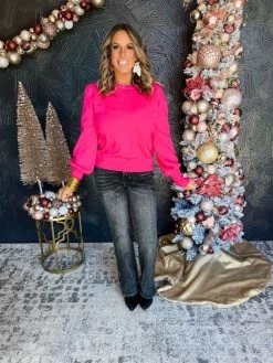 Rosy Thoughts Fitted Top